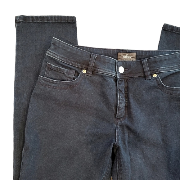 Chico's So Slimming Straight Leg Studded Pocket Jeans Chico's Size 00 - Picture 8 of 13